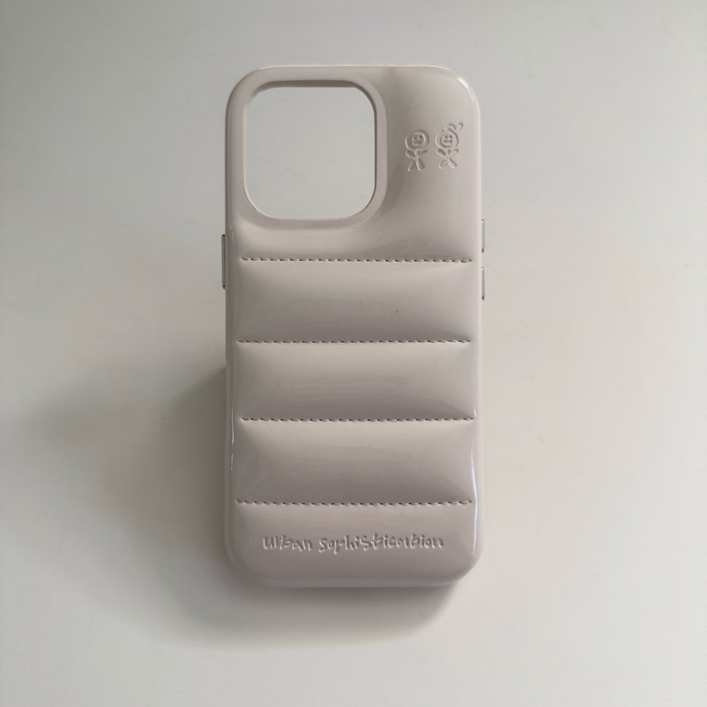 iPhone 16 Pro Puffer Case (Oat Milk)
